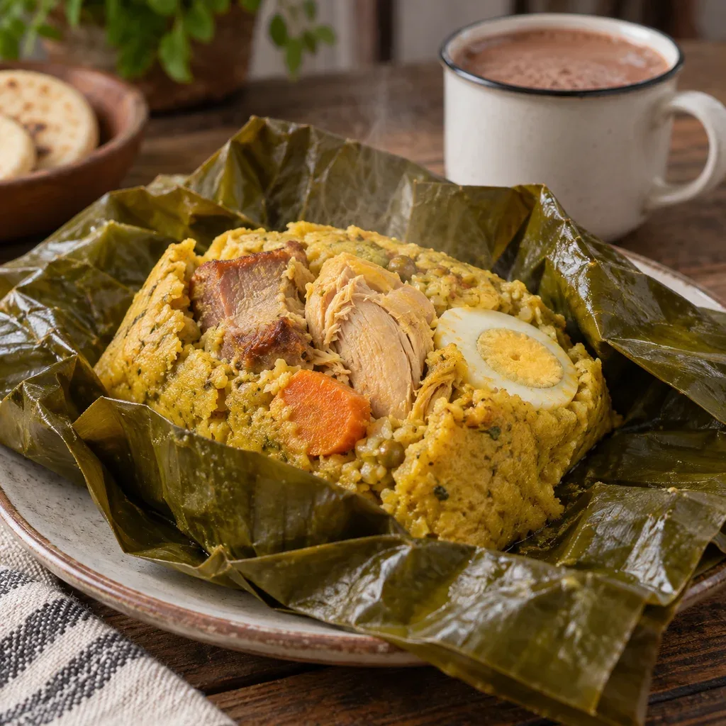Prueba un tamal colombiano