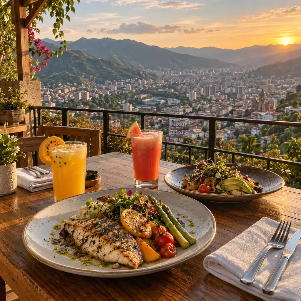 Disfruta una comida en un mirador