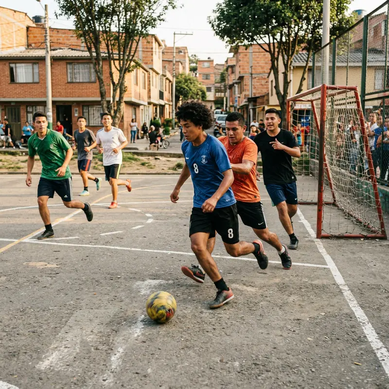 Microfútbol: Partido con el Parche