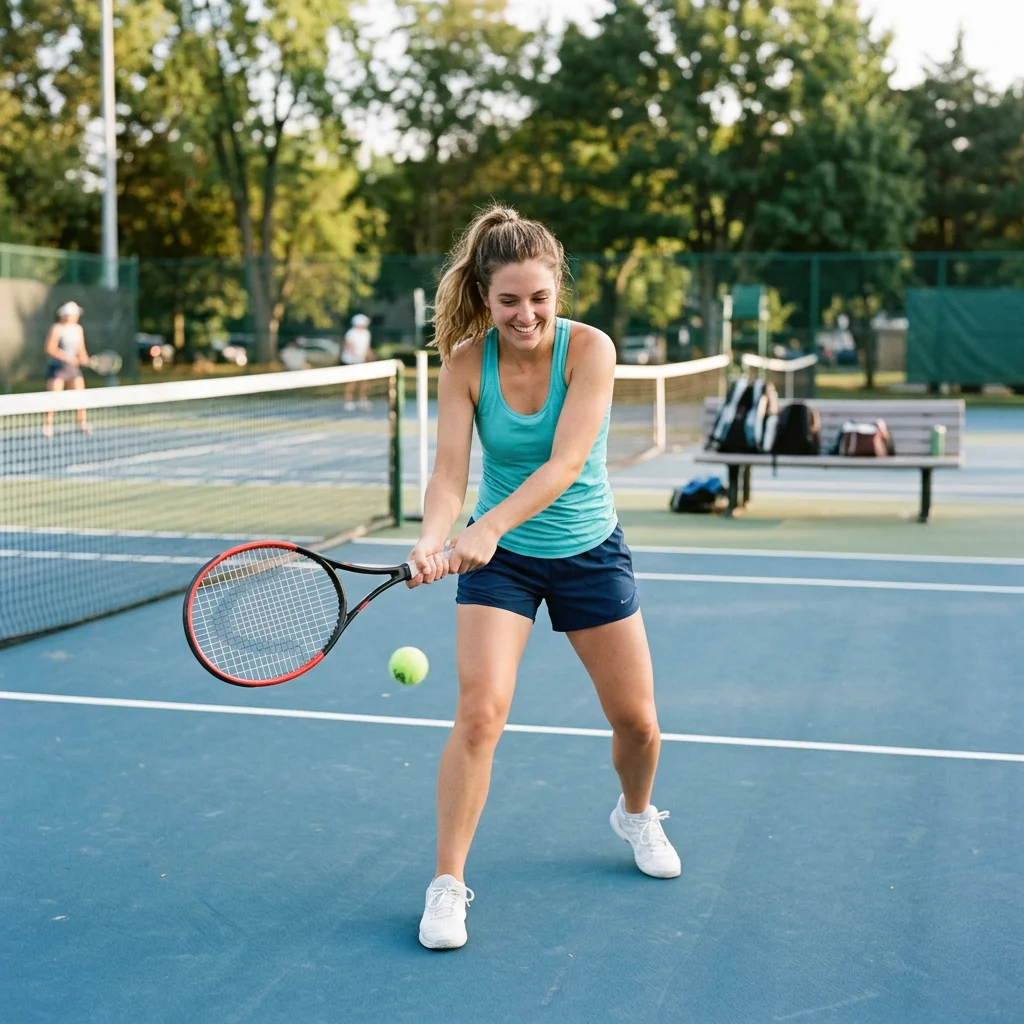 Tenis: Primer Partido en Cancha