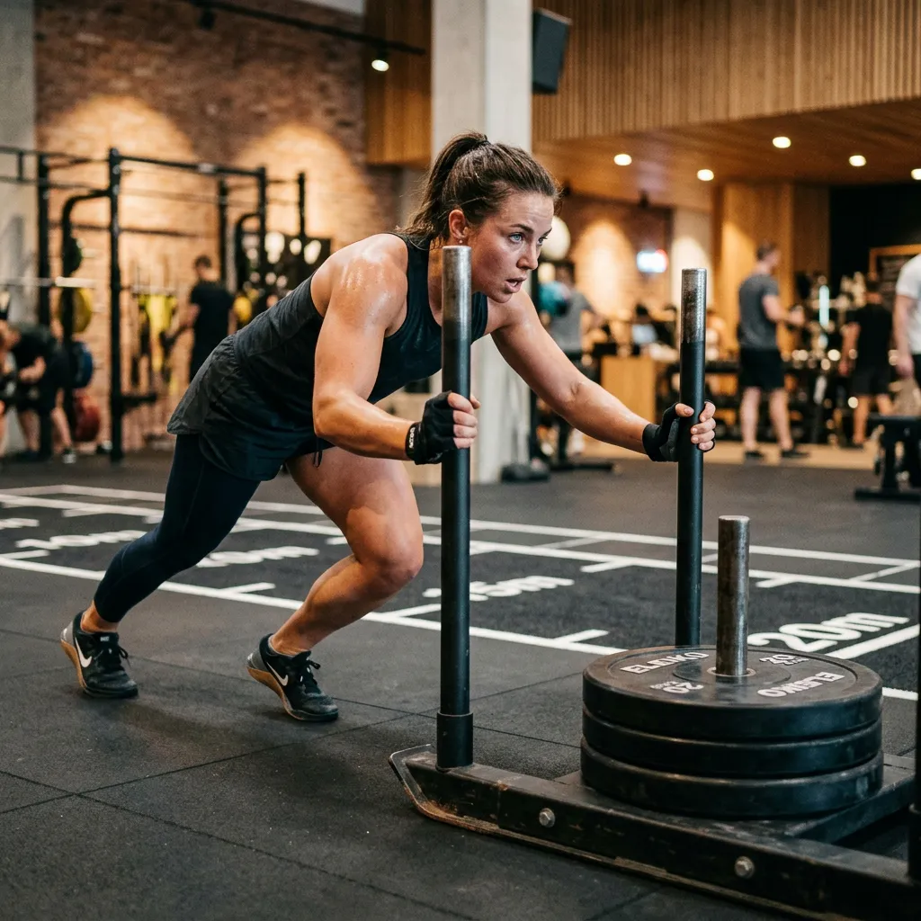 Sled Push: Empuje de Trineo con Peso