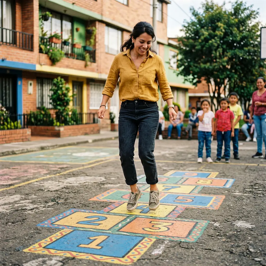 Golosa o Rayuela: Saltos de Infancia