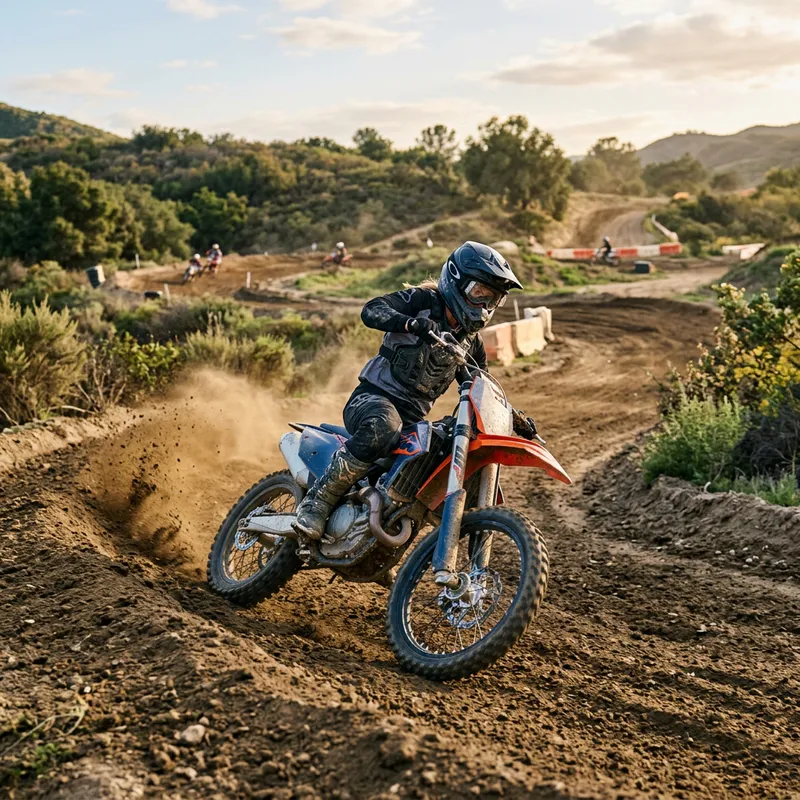 Motocross: Práctica sobre Tierra