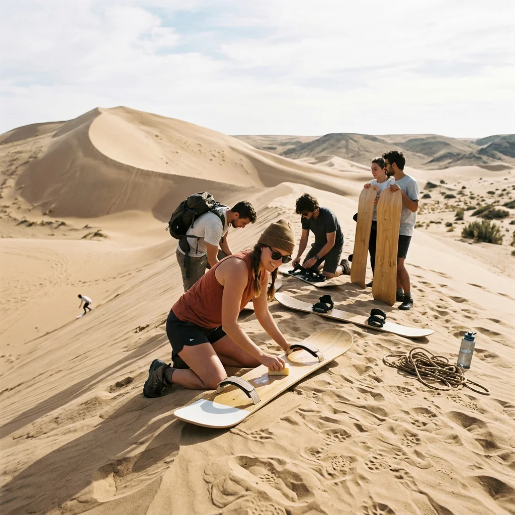 Sandboard: Deslizamiento en Arena