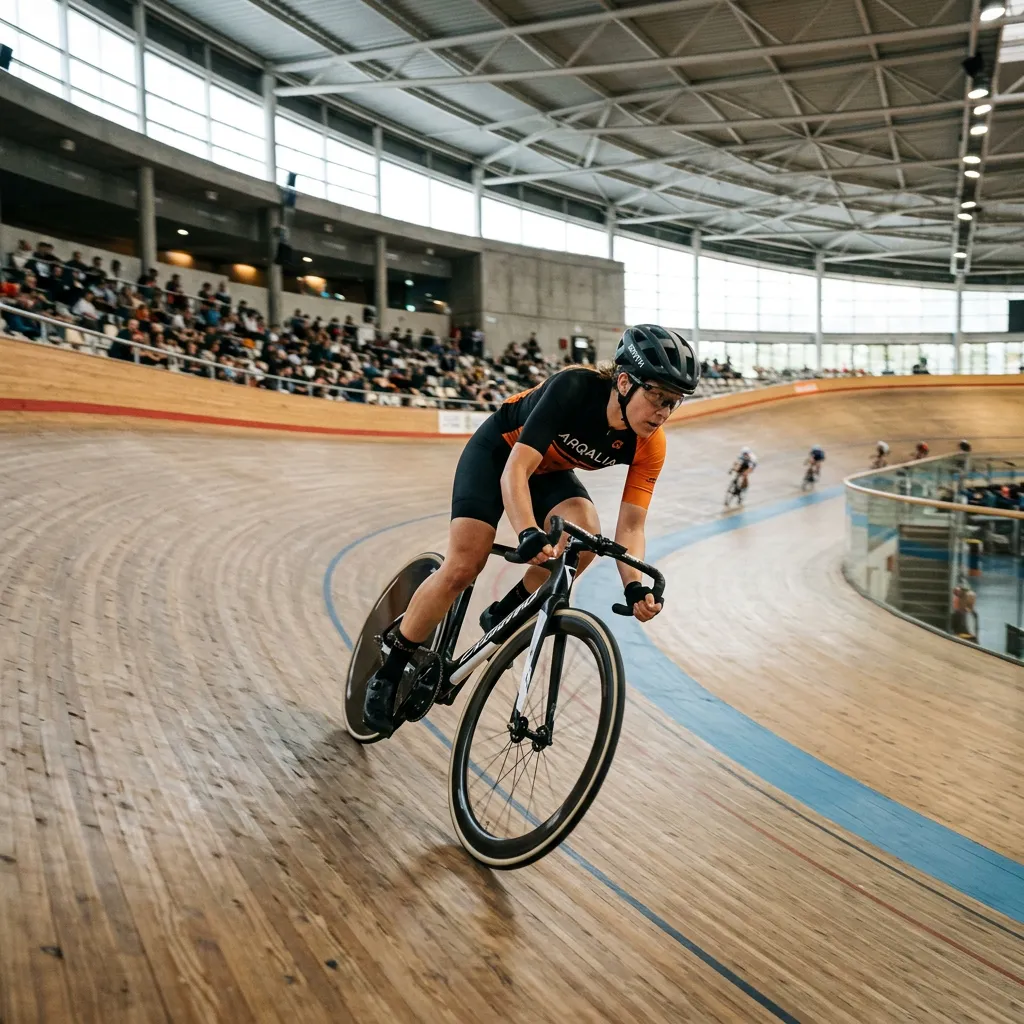 Ciclismo de Pista: Curvas de Velódromo