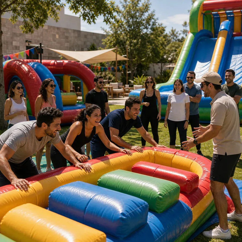 Fiesta con Inflables y Animación
