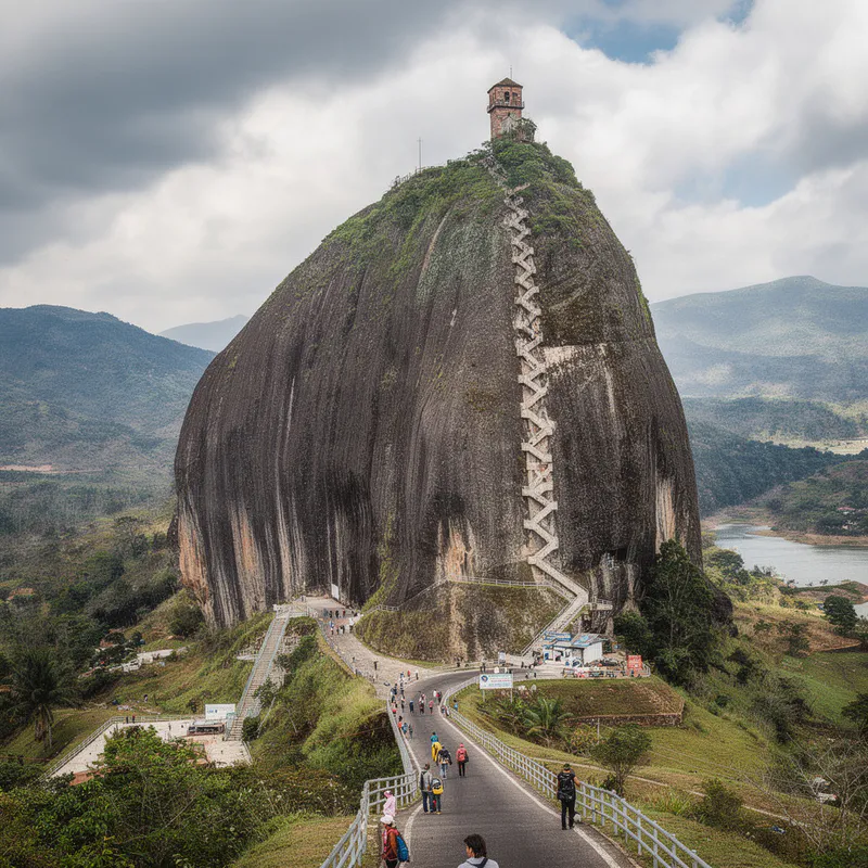 Escala la Piedra del Peñol